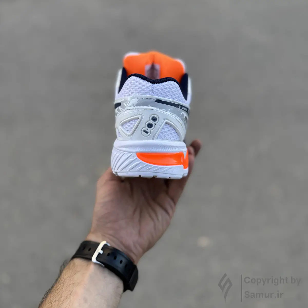 گالری تصاویر کتونی اسیکس کایانو 20 سفید سرمه ای